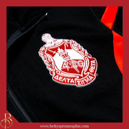 Delta Sigma Theta ΔΣΘ Track Suit Set-Delta Sigma Theta Paraphernalia-Delta Sigma Theta Track Suit-Betty's Promos Plus