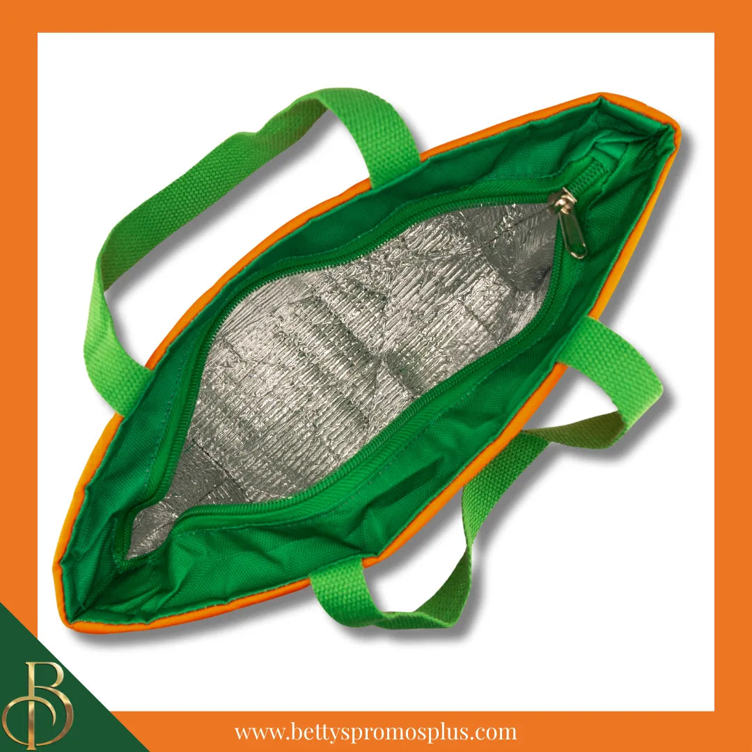 Florida A&M University FAMU 2-Tone Insulated Lunch Bag with Handle-FAMU Paraphernalia-FAMU Lunch Bags-Betty's Promos Plus