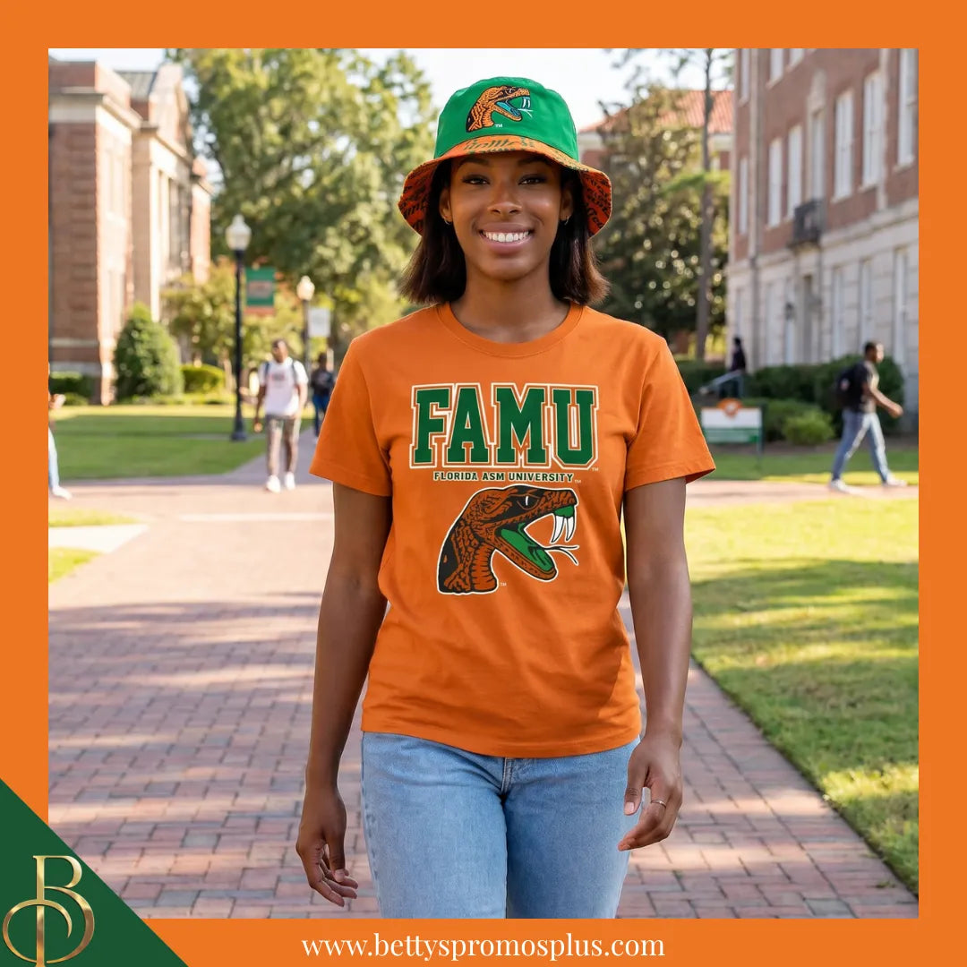 Florida A&M University FAMU Rattlers Bucket Hat-FAMU Paraphernalia-FAMU Hats-Betty's Promos Plus
