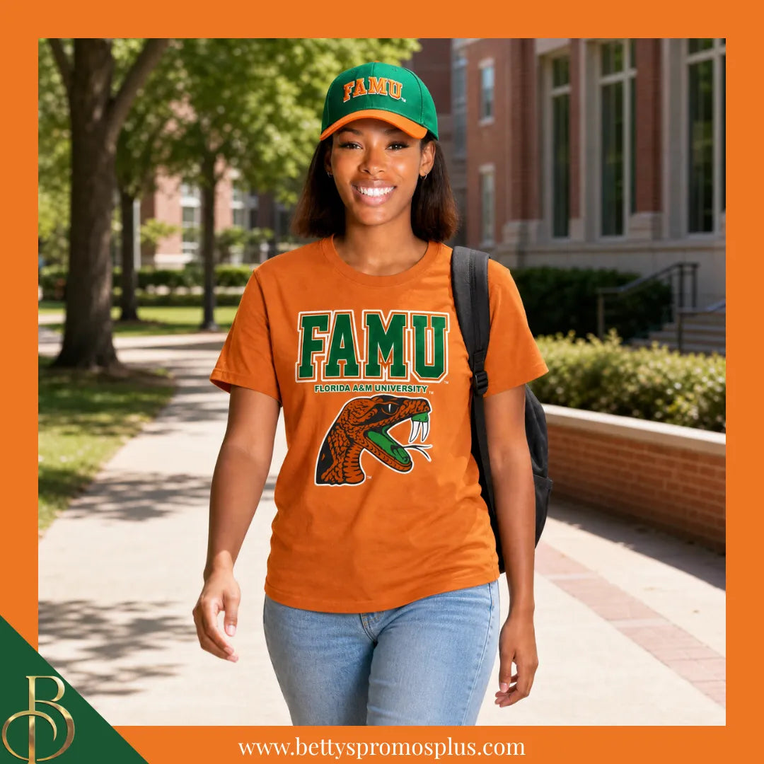 Florida A&M University FAMU Rattlers Snapback Cap-FAMU Paraphernalia-FAMU Hats-Betty's Promos Plus