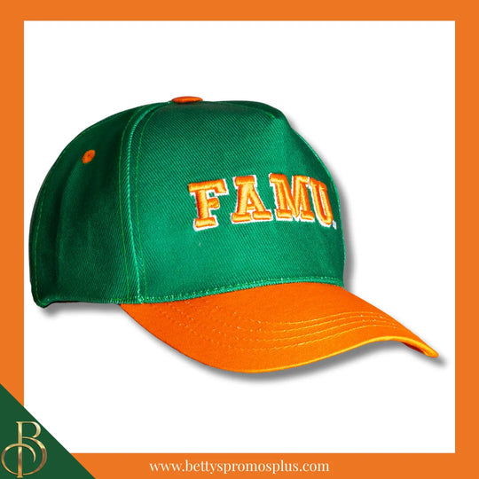 Florida A&M University FAMU Rattlers Snapback Cap-Green-FAMU Paraphernalia-FAMU Hats-Betty's Promos Plus