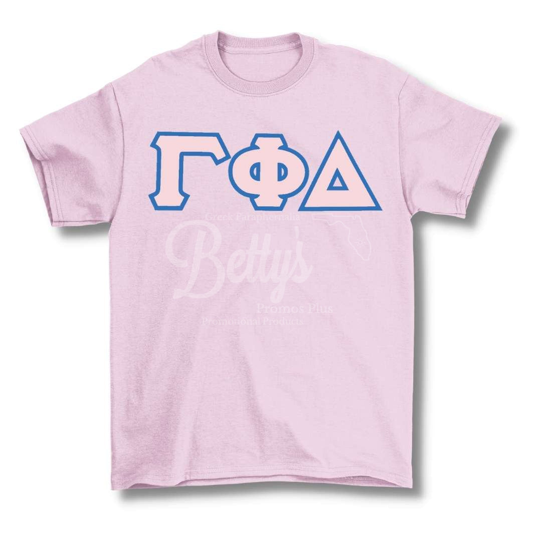 Gamma Phi Delta ΓΦΔ Double Stitched Appliqué Embroidered Greek Letter