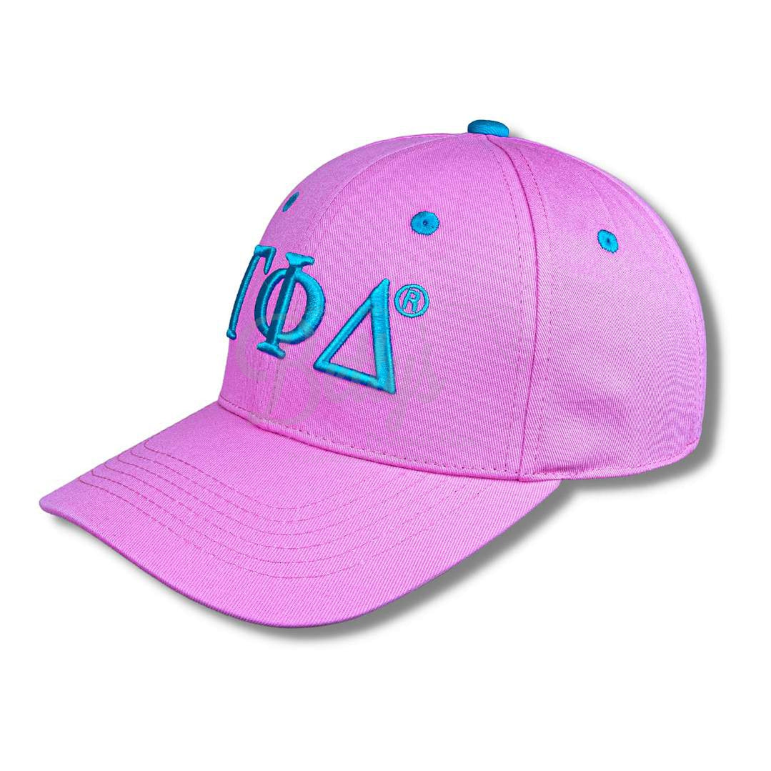 Gamma Phi Delta ΓΦΔ Embroidered Shield Baseball Cap- Paraphernalia- Hats-Betty's Promos Plus