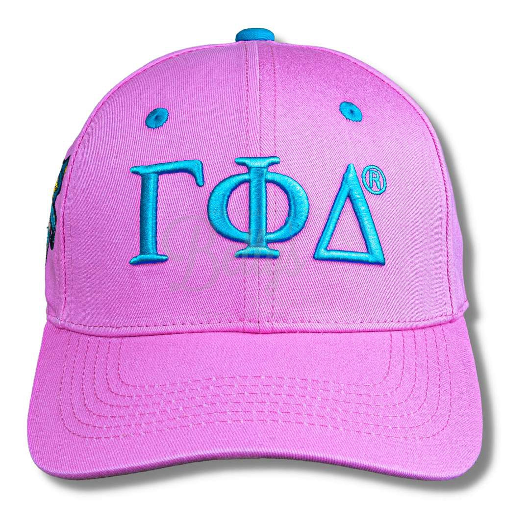 Gamma Phi Delta ΓΦΔ Embroidered Shield Baseball Cap- Paraphernalia- Hats-Betty's Promos Plus