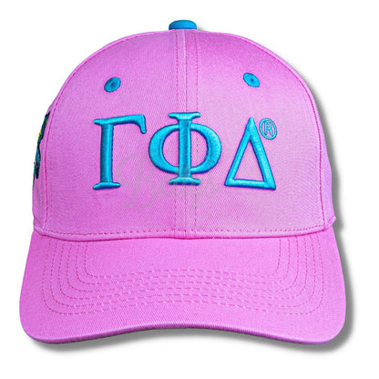 Gamma Phi Delta ΓΦΔ Embroidered Shield Baseball Cap- Paraphernalia- Hats-Betty's Promos Plus