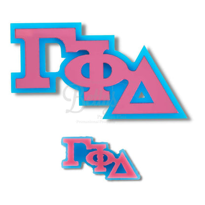 Gamma Phi Delta ΓΦΔ Greek Letters Acrylic Lapel Pin- Paraphernalia- Lapel Pin-Betty's Promos Plus