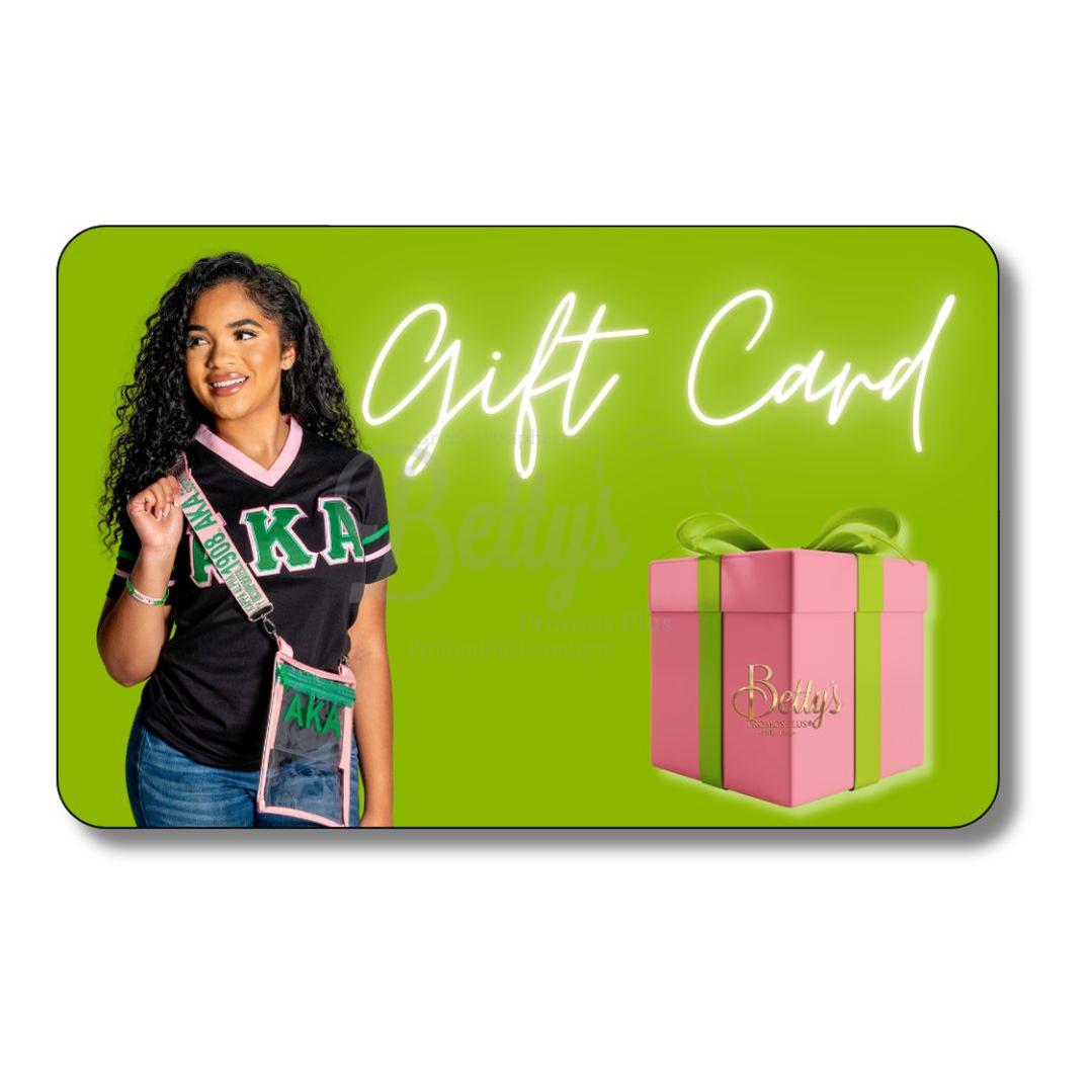 Gift card- Paraphernalia- Gift Card-Betty's Promos Plus