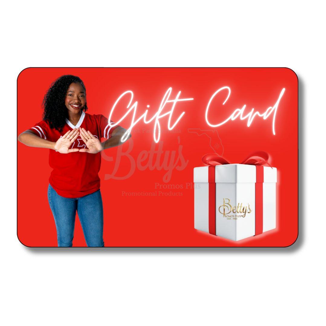 Gift card- Paraphernalia- Gift Card-Betty's Promos Plus