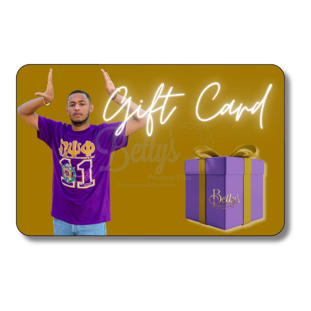 Gift card- Paraphernalia- Gift Card-Betty's Promos Plus