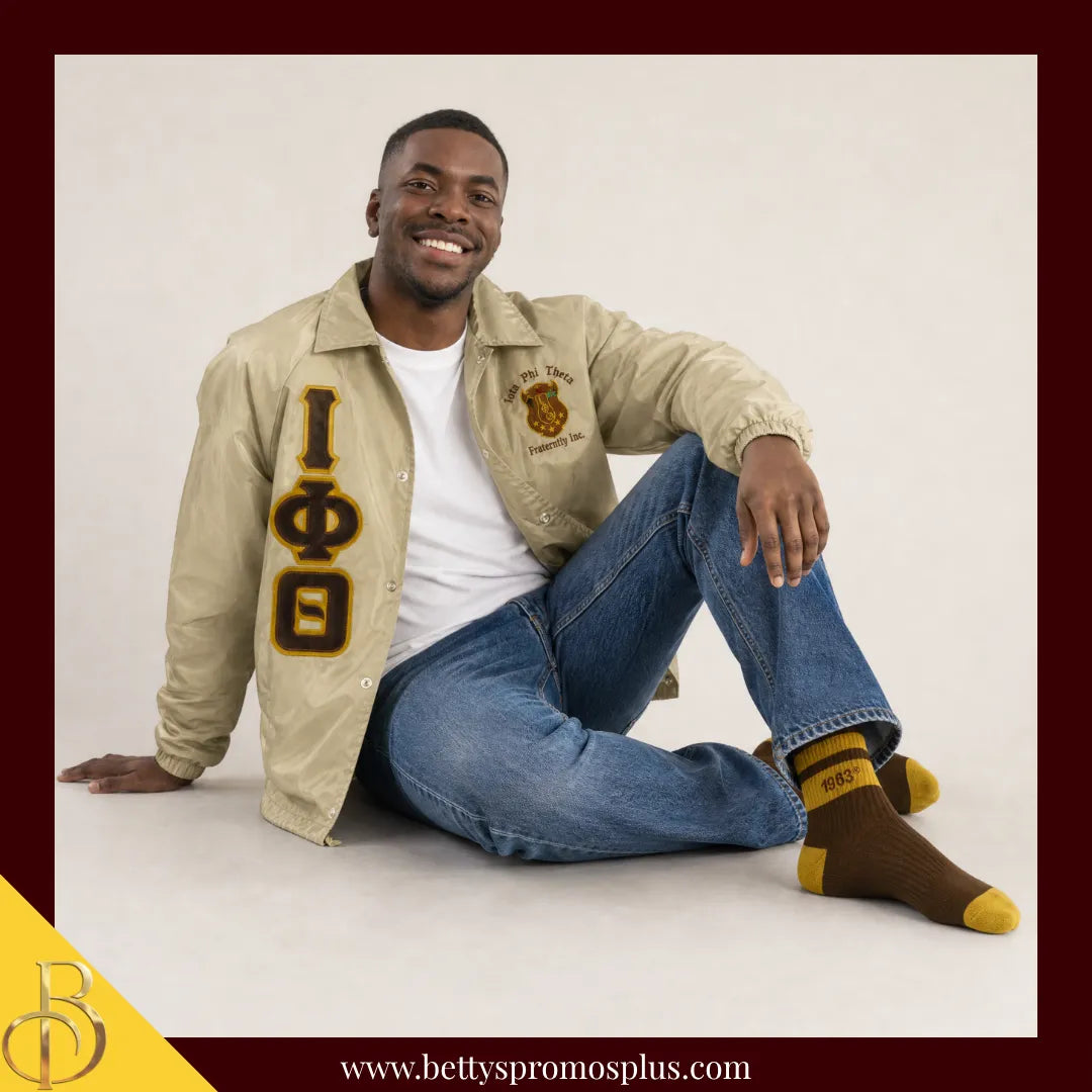 Iota Phi Theta ΙΦΘ 1963 Quarter Socks-Iota Phi Theta Paraphernalia-Iota Phi Theta Socks-Betty's Promos Plus