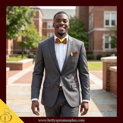 Iota Phi Theta ΙΦΘ Bow Tie and Pocket Square Combo-Iota Phi Theta Paraphernalia-Iota Phi Theta Tie Set-Betty's Promos Plus
