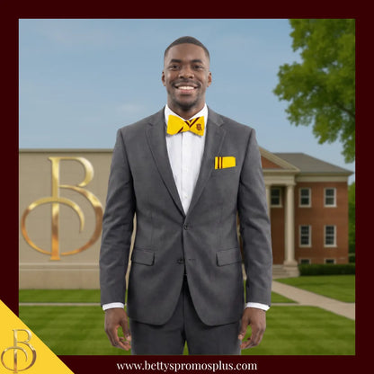 Iota Phi Theta ΙΦΘ Bow Tie and Pocket Square Combo-Iota Phi Theta Paraphernalia-Iota Phi Theta Tie Set-Betty's Promos Plus