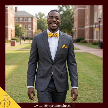 Iota Phi Theta ΙΦΘ Bow Tie and Pocket Square Combo-Iota Phi Theta Paraphernalia-Iota Phi Theta Tie Set-Betty's Promos Plus