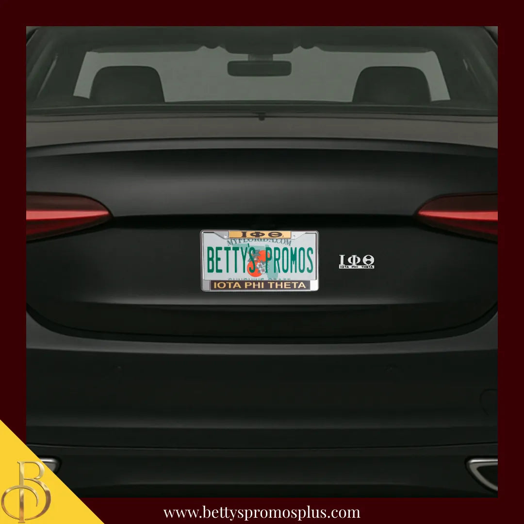 Iota Phi Theta ΙΦΘ Chrome Car Badge Auto Emblem Sticker Decal-Iota Phi Theta Paraphernalia-Iota Phi Theta Auto Decal-Betty's Promos Plus
