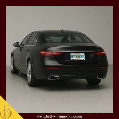 Iota Phi Theta ΙΦΘ Educator Chrome Laser Engraved Mirrored Acrylic Auto Tag License Plate Frame-Iota Phi Theta Paraphernalia-Iota Phi Theta Auto Tag Frame-Betty's Promos Plus