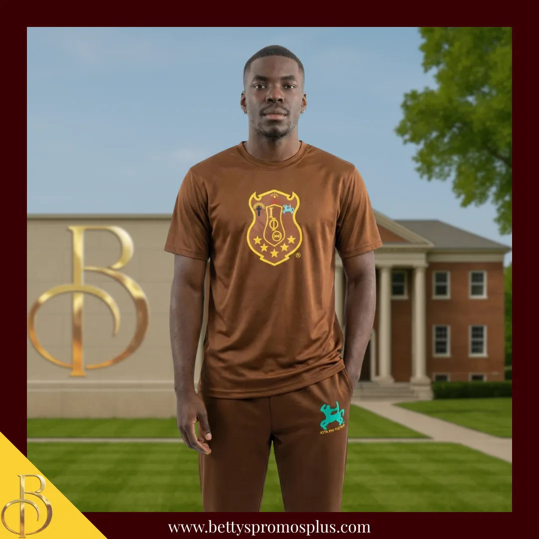 Iota Phi Theta ΙΦΘ Elite Jogger Pants with Zippered Leg Opening-Iota Phi Theta Paraphernalia-Iota Phi Theta Jogger Pants-Betty's Promos Plus