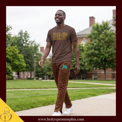 Iota Phi Theta ΙΦΘ Elite Jogger Pants with Zippered Leg Opening-Iota Phi Theta Paraphernalia-Iota Phi Theta Jogger Pants-Betty's Promos Plus