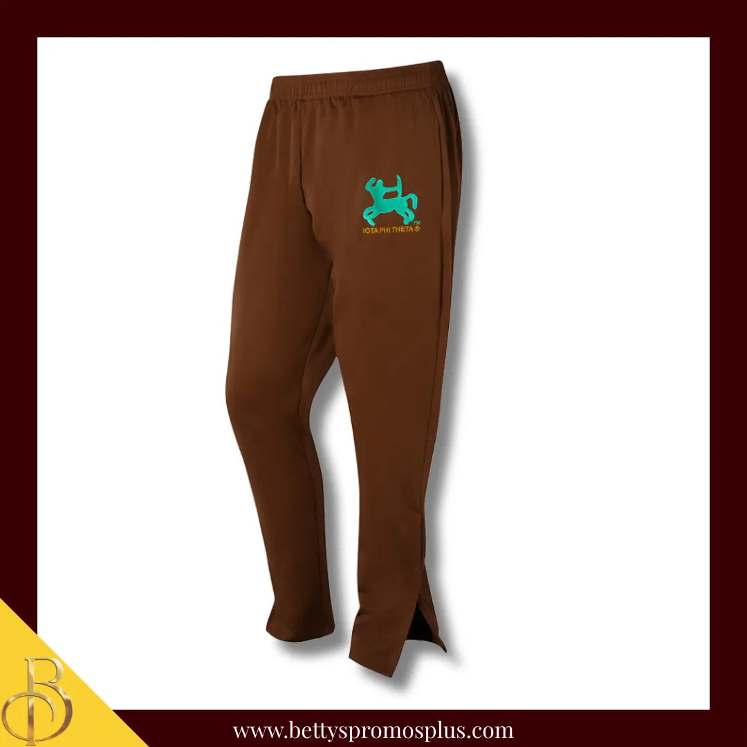 Iota Phi Theta ΙΦΘ Elite Jogger Pants with Zippered Leg Opening-Iota Phi Theta Paraphernalia-Iota Phi Theta Jogger Pants-Betty's Promos Plus