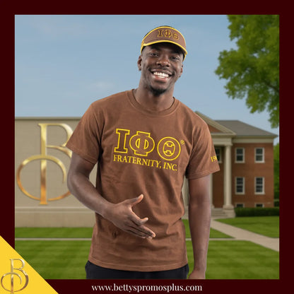 Iota Phi Theta ΙΦΘ Embroidered Greek Letter Featherlight Moisture Wicking Visor-Iota Phi Theta Paraphernalia-Iota Phi Theta Visor-Betty's Promos Plus