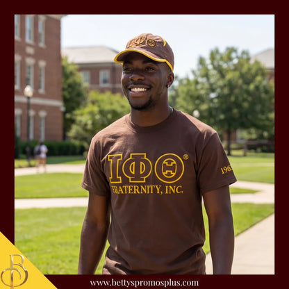 Iota Phi Theta ΙΦΘ Embroidered Greek Letters Featherlight Moisture Wicking Hat-Iota Phi Theta Paraphernalia-Iota Phi Theta Hats-Betty's Promos Plus