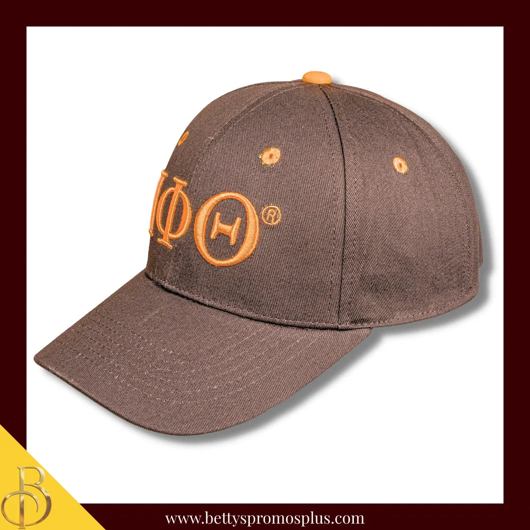 Iota Phi Theta ΙΦΘ Embroidered Shield Baseball Cap-Iota Phi Theta Paraphernalia-Iota Phi Theta Hats-Betty's Promos Plus
