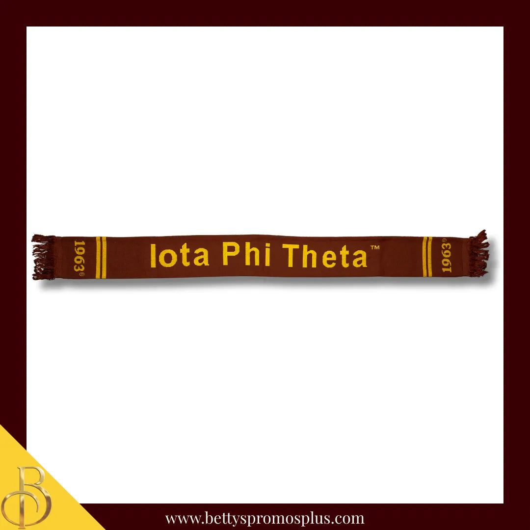Iota Phi Theta ΙΦΘ Fraternity Knit Scarf-Iota Phi Theta Paraphernalia-Iota Phi Theta Scarf-Betty's Promos Plus