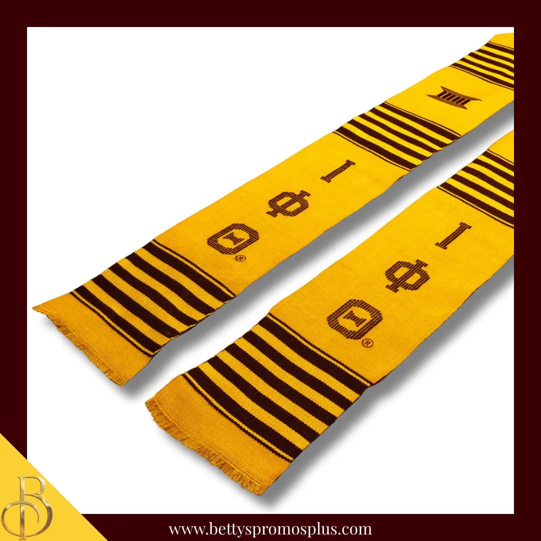 Iota Phi Theta ΙΦΘ Greek Letters Kente Cloth Graduation Stole-Iota Phi Theta Paraphernalia-Iota Phi Theta Graduation Stole-Betty's Promos Plus