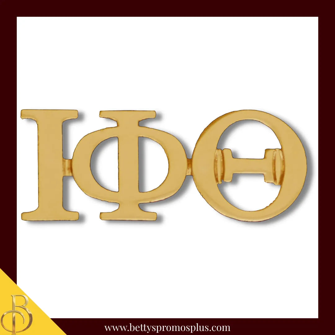 Iota Phi Theta ΙΦΘ Greek Letters Lapel Pin-Gold-Iota Phi Theta Paraphernalia-Iota Phi Theta Lapel Pin-Betty's Promos Plus