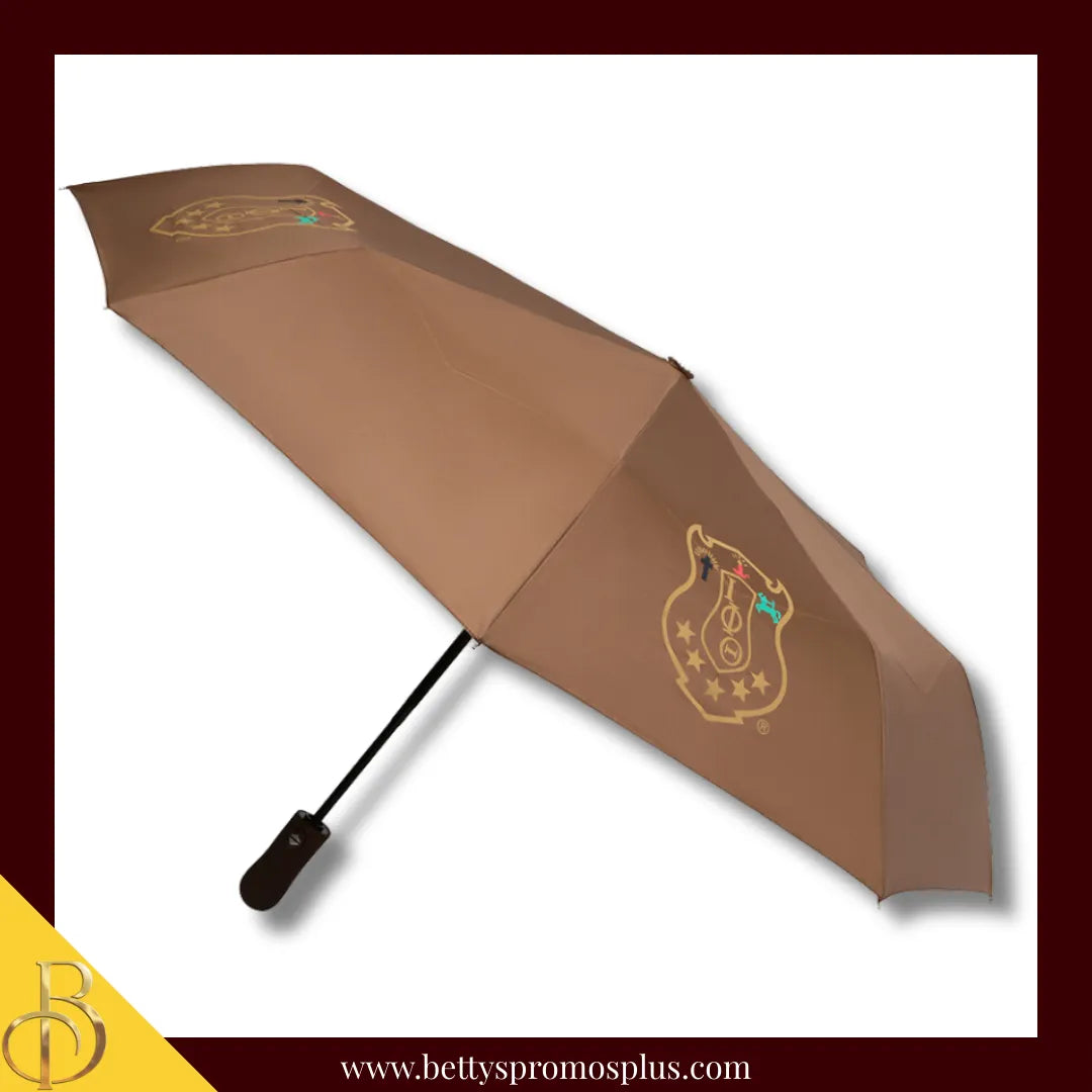 Iota Phi Theta ΙΦΘ Shield Hurricane Umbrella-Iota Phi Theta Paraphernalia-Iota Phi Theta Umbrellas-Betty's Promos Plus
