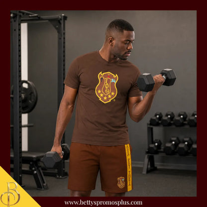 Iota Phi Theta ΙΦΘ Shield Performance Moisture Wicking Screen Printed Workout T-Shirt-Iota Phi Theta Paraphernalia-Iota Phi Theta T-Shirts-Betty's Promos Plus