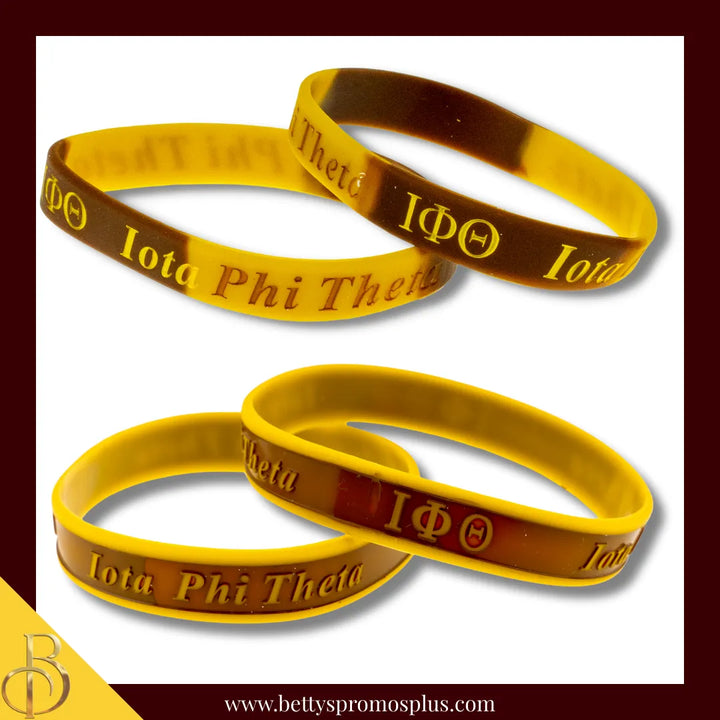 Iota Phi Theta ΙΦΘ Silicone Wristband Rubber Bracelet