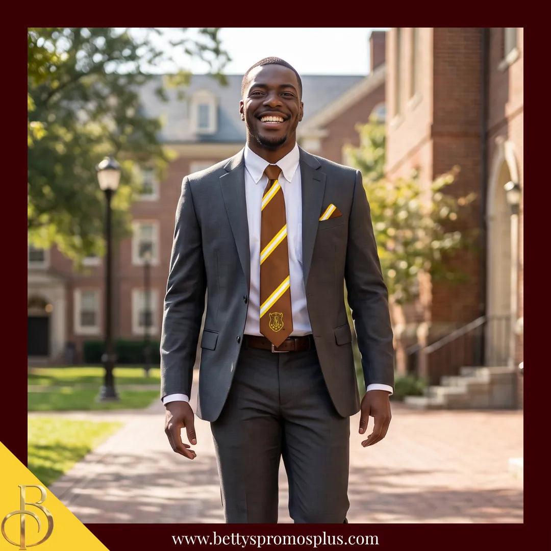 Iota Phi Theta ΙΦΘ Tie and Pocket Square Combo-Iota Phi Theta Paraphernalia-Iota Phi Theta Tie Set-Betty's Promos Plus