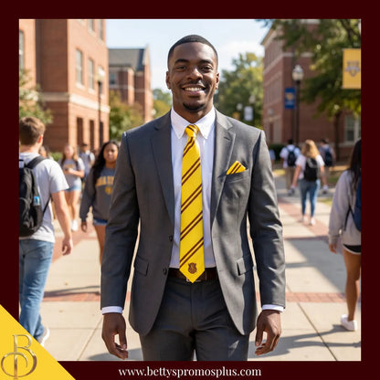 Iota Phi Theta ΙΦΘ Tie and Pocket Square Combo-Iota Phi Theta Paraphernalia-Iota Phi Theta Tie Set-Betty's Promos Plus