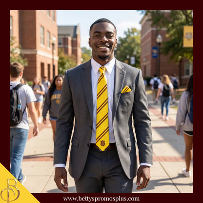 Iota Phi Theta ΙΦΘ Tie and Pocket Square Combo-Iota Phi Theta Paraphernalia-Iota Phi Theta Tie Set-Betty's Promos Plus