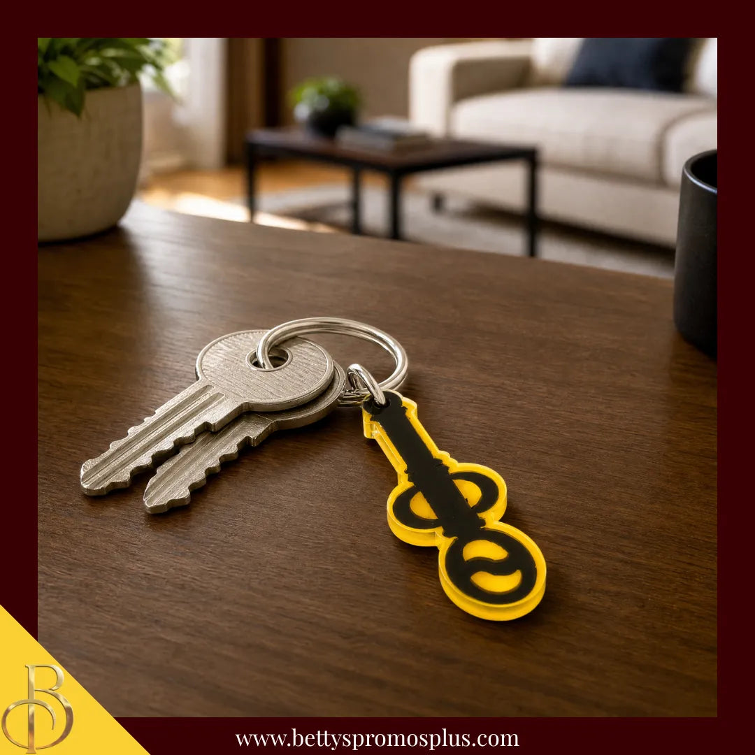 Iota Phi Theta ΙΦΘ Vertical Greek Letters Acrylic Keychain-Iota Phi Theta Paraphernalia-Iota Phi Theta Keychain-Betty's Promos Plus