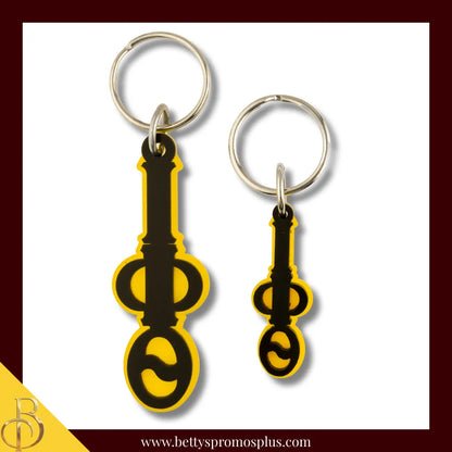 Iota Phi Theta ΙΦΘ Vertical Greek Letters Acrylic Keychain-Iota Phi Theta Paraphernalia-Iota Phi Theta Keychain-Betty's Promos Plus