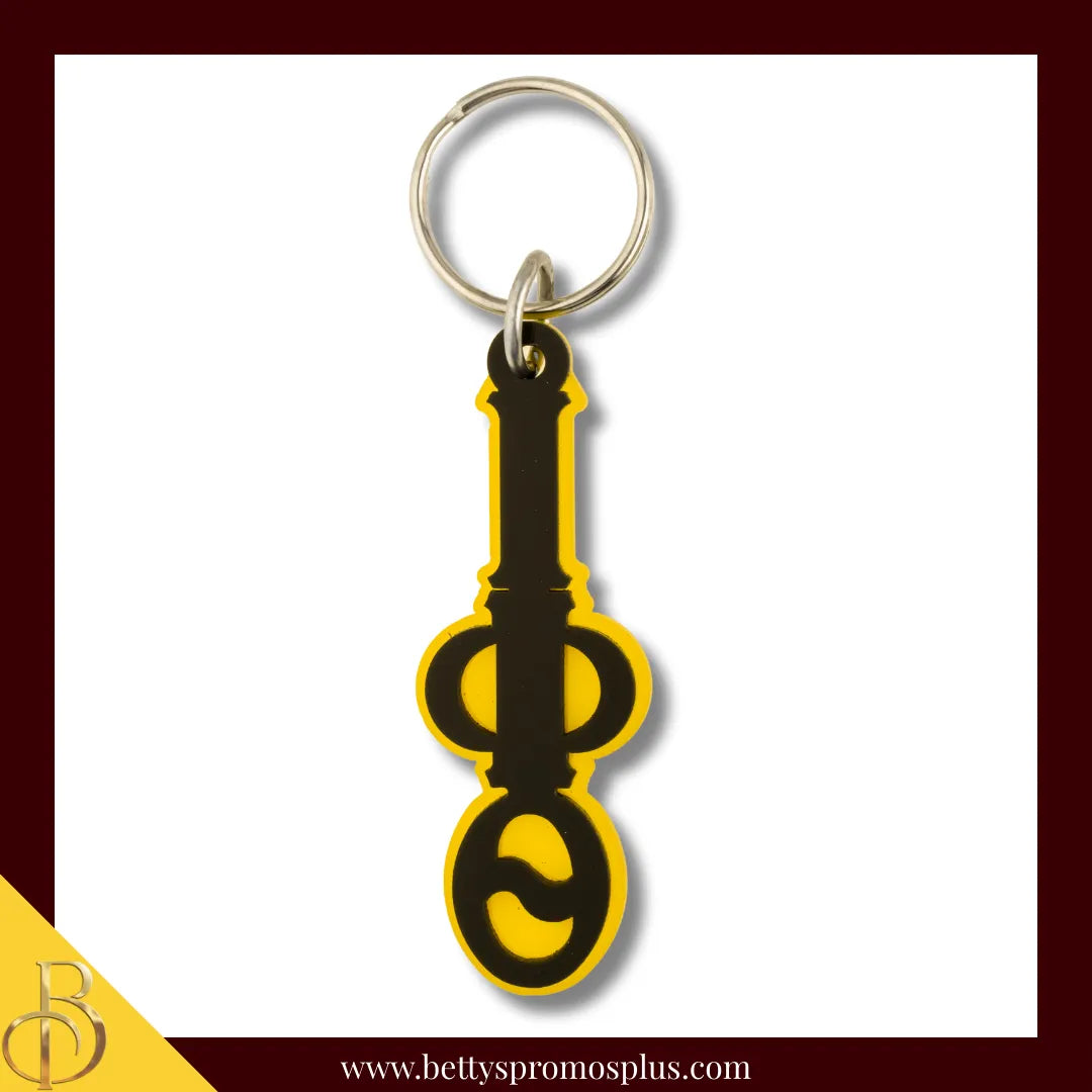 Iota Phi Theta ΙΦΘ Vertical Greek Letters Acrylic Keychain-Large-Iota Phi Theta Paraphernalia-Iota Phi Theta Keychain-Betty's Promos Plus