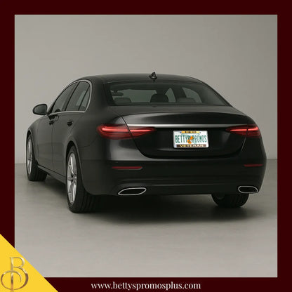 Iota Phi Theta ΙΦΘ Veteran Chrome Laser Engraved Mirrored Acrylic Auto Tag License Plate Frame-Iota Phi Theta Paraphernalia-Iota Phi Theta Auto Tag Frame-Betty's Promos Plus