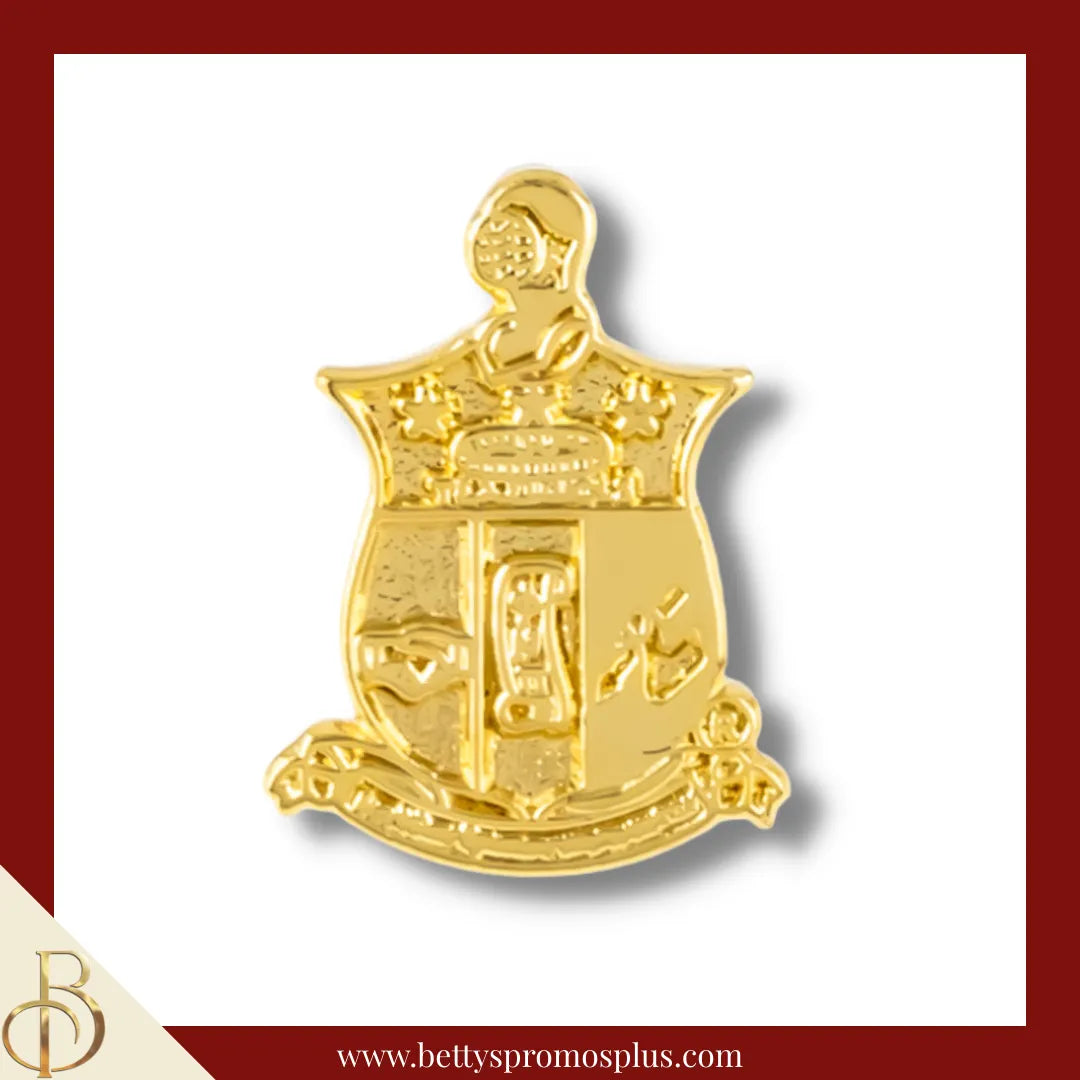 Kappa Alpha Psi Gold ΚΑΨ Shield Fraternity Greek Lapel Pin-Gold-Small-Kappa Alpha Psi Paraphernalia-Kappa Alpha Psi Lapel Pin-Betty's Promos Plus