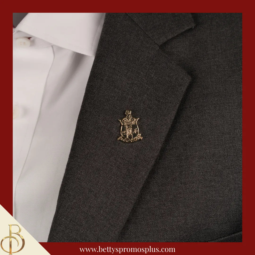 Kappa Alpha Psi Gold ΚΑΨ Shield Fraternity Greek Lapel Pin-Kappa Alpha Psi Paraphernalia-Kappa Alpha Psi Lapel Pin-Betty's Promos Plus