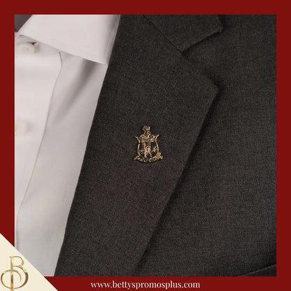 Kappa Alpha Psi Gold ΚΑΨ Shield Fraternity Greek Lapel Pin-Kappa Alpha Psi Paraphernalia-Kappa Alpha Psi Lapel Pin-Betty's Promos Plus