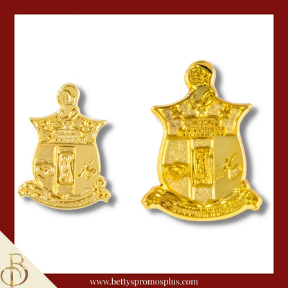 Kappa Alpha Psi Gold ΚΑΨ Shield Fraternity Greek Lapel Pin-Kappa Alpha Psi Paraphernalia-Kappa Alpha Psi Lapel Pin-Betty's Promos Plus