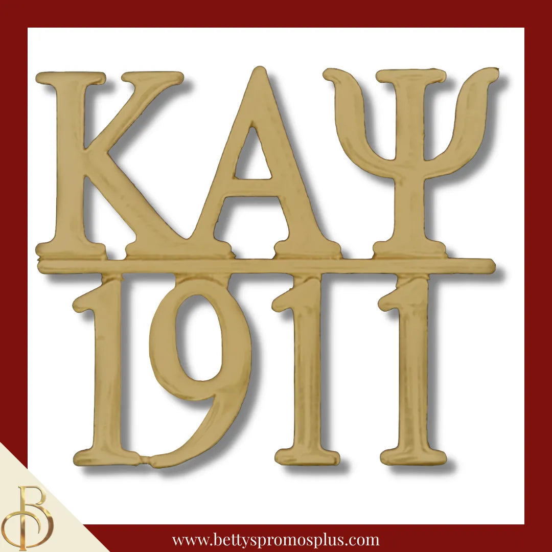 Kappa Alpha Psi ΚΑΨ 1911 Greek Lapel Pin-Gold-Kappa Alpha Psi Paraphernalia-Kappa Alpha Psi Lapel Pin-Betty's Promos Plus