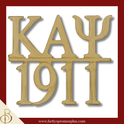 Kappa Alpha Psi ΚΑΨ 1911 Greek Lapel Pin-Gold-Kappa Alpha Psi Paraphernalia-Kappa Alpha Psi Lapel Pin-Betty's Promos Plus