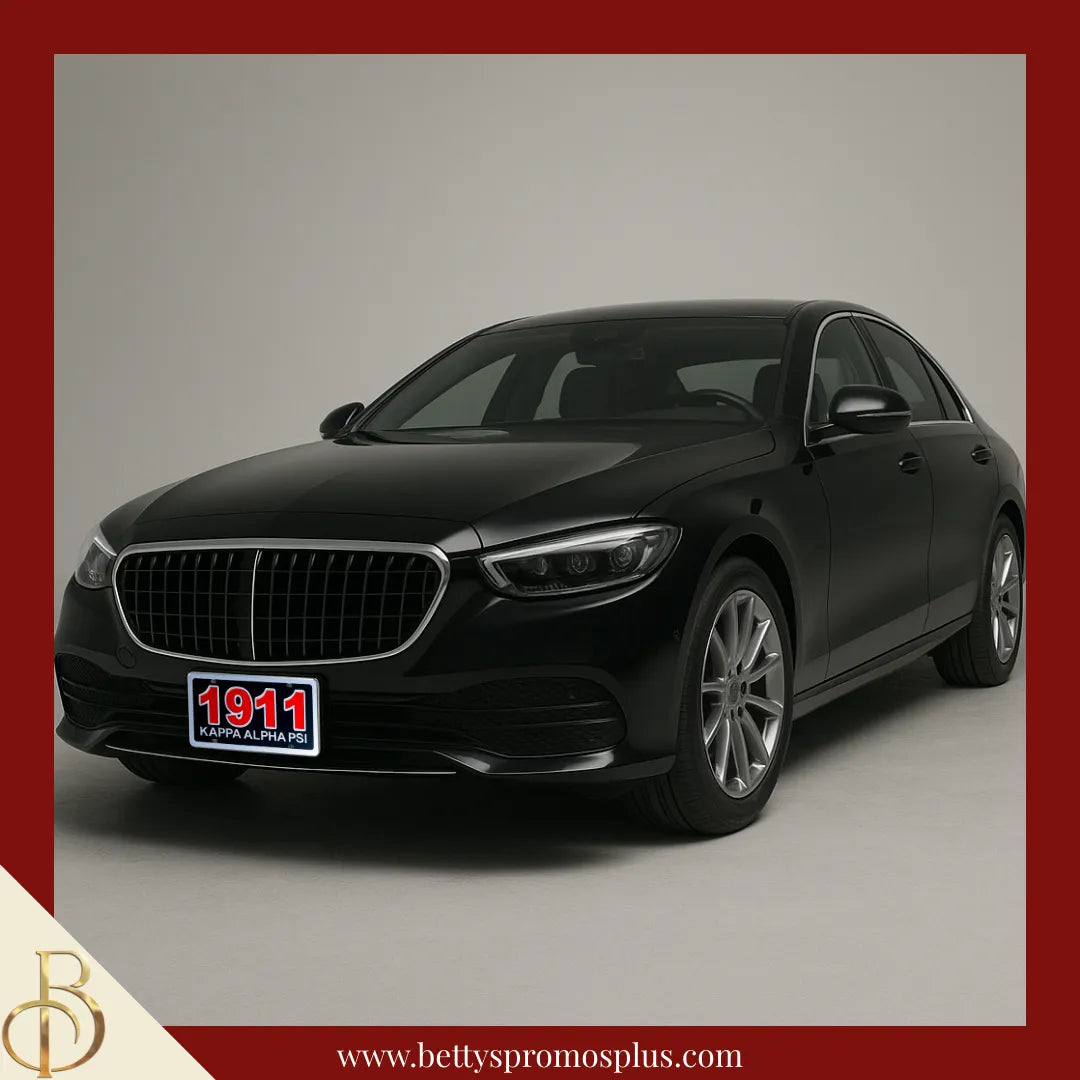 Kappa Alpha Psi ΚΑΨ 1911 with Kappa Alpha Psi Laser Engraved Mirrored Acrylic Auto Tag License Plate-Kappa Alpha Psi Paraphernalia-Kappa Alpha Psi Auto Tag-Betty's Promos Plus