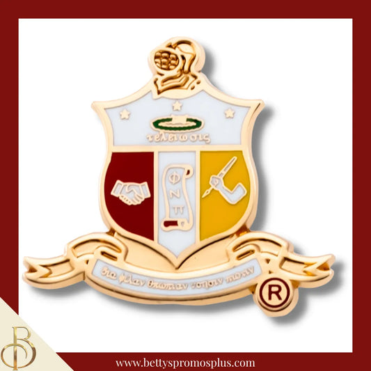Kappa Alpha Psi ΚΑΨ 3D Color Shield Greek Fraternity Lapel Pin-Gold-Kappa Alpha Psi Paraphernalia-Kappa Alpha Psi Lapel Pin-Betty's Promos Plus