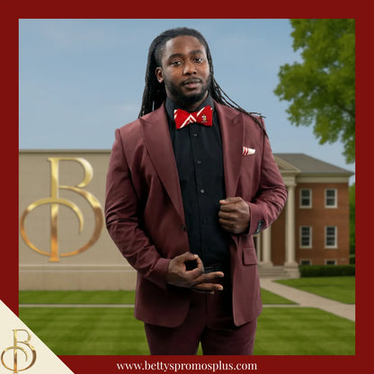 Kappa Alpha Psi ΚΑΨ Bow Tie and Pocket Square Combo-Kappa Alpha Psi Paraphernalia-Kappa Alpha Psi Bow Tie Set-Betty's Promos Plus