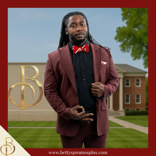 Kappa Alpha Psi ΚΑΨ Bow Tie and Pocket Square Combo-Kappa Alpha Psi Paraphernalia-Kappa Alpha Psi Bow Tie Set-Betty's Promos Plus