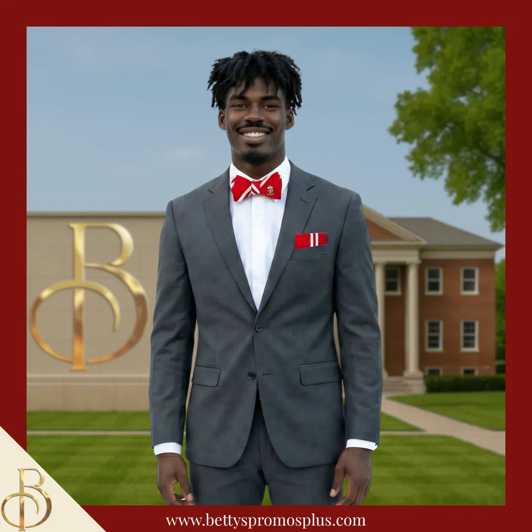 Kappa Alpha Psi ΚΑΨ Bow Tie and Pocket Square Combo-Kappa Alpha Psi Paraphernalia-Kappa Alpha Psi Bow Tie Set-Betty's Promos Plus