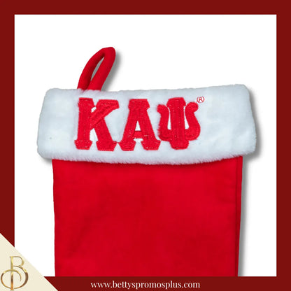 Kappa Alpha Psi ΚΑΨ Christmas Stocking-Kappa Alpha Psi Paraphernalia-Kappa Alpha Psi Christmas Stocking-Betty's Promos Plus
